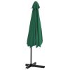 Outdoor Parasol with Steel Pole 118.1" Green