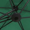 Outdoor Parasol with Steel Pole 118.1" Green