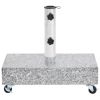 Umbrella Base Light Gray 17.7"x9.8"x3.3" Granite