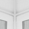 Party Tent with 4 Mesh Sidewalls 6.6'x6.6' White
