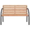 Patio Bench 47.2" Wood and Iron
