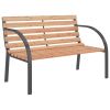 Patio Bench 47.2" Wood and Iron