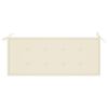 Patio Bench with Cushion 47.2" Solid Acacia Wood